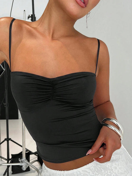 Zyxie Women'S Solid Color Simple Daily Camisole